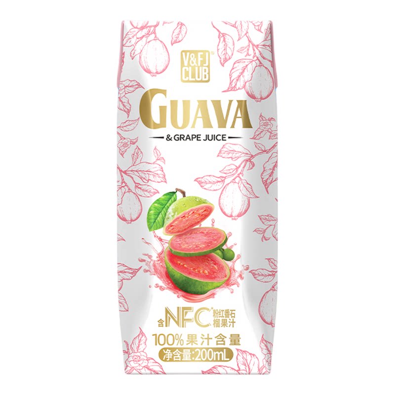 唯芙卡番石榴葡萄复合果汁