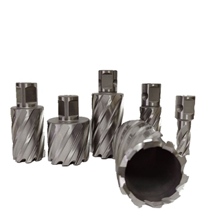 创恒高速钢空心取芯套料打孔磁力钻磁座钻钢板钻头开孔器HSS12-60