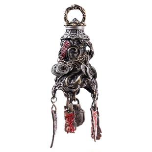 琢匠护生铃挂件钥匙扣挂坠道家摆件铜铃响声大车挂复古汽车挂饰