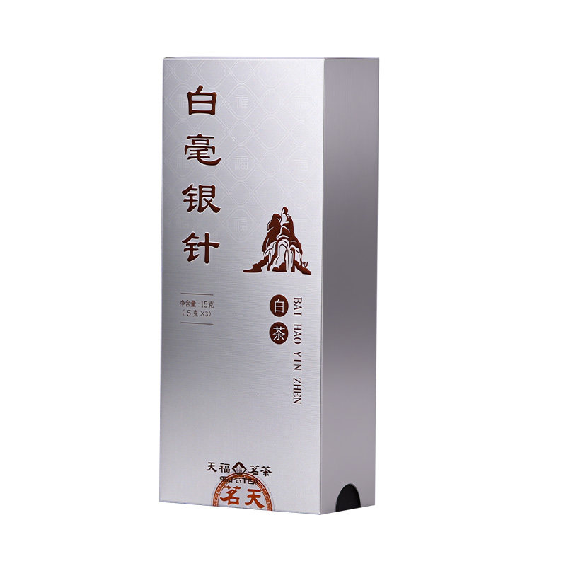 天福茗茶特级白毫银针15g*7盒