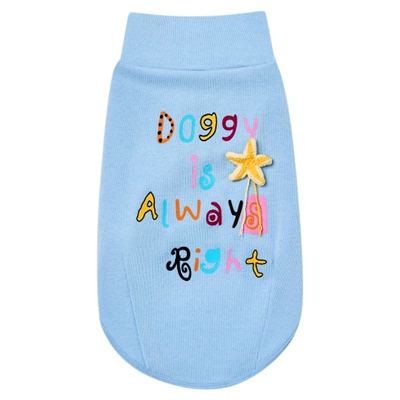 字母印花纯色宠物狗狗可爱背心