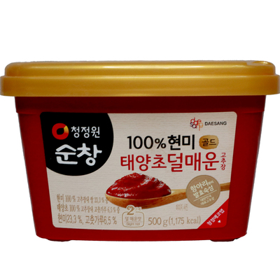 韩国清净园包饭酱微辣酱500g蒜蓉辣酱大酱烤肉拌饭酱生菜烧烤蘸酱