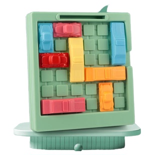 汽车华容道 赛车突围塞车时间 滑动益智儿童桌游逻辑思维训练玩具