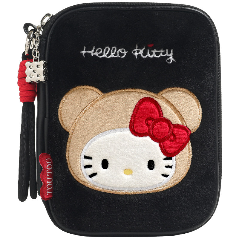 双11新品 上新88折 TOUTOUhellokitty小熊帽护照包收纳包生日礼物