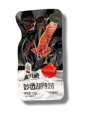 金八吧妙选甜辣蜜汁鸭翅卤味