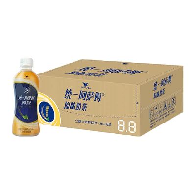 统一阿萨姆原味奶茶300ml×24瓶