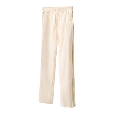 长裤双拉链高街男女同款