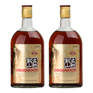 古越龙山绍兴黄酒金三年陈半干型花雕酒500ml*2瓶装糯米酒绍兴酒