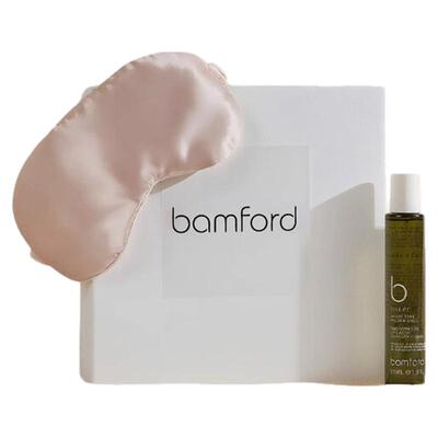 Bamford薰衣草精油香薰喷雾英国便携睡眠静心喷雾+睡眠眼罩礼盒