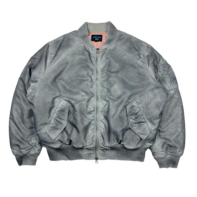 ComicTree C.t 2025冬季喷色水洗做旧ma-1飞行夹克棉服外套棉袄潮