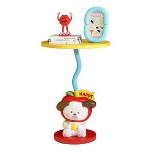 多巴胺可爱小狗床头柜替代品儿童房女孩男孩创意卧室床边柜置物架