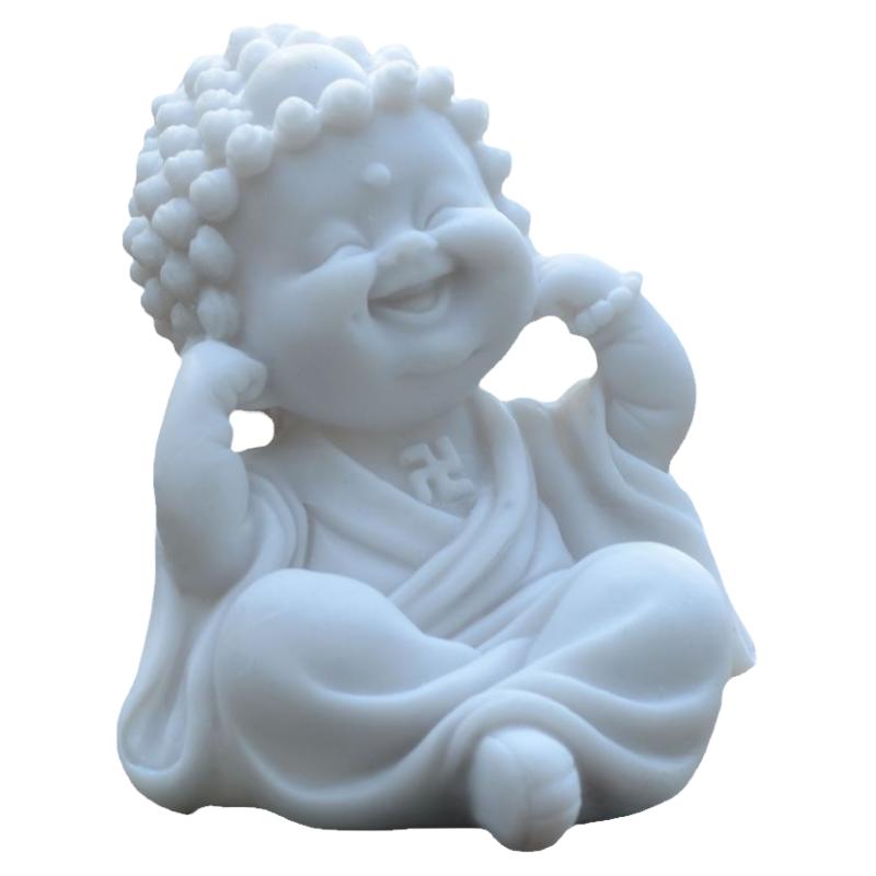 可爱不生气小如来摆件桌面雕塑