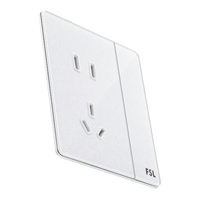 FSL佛山照明闪白五孔双控10年