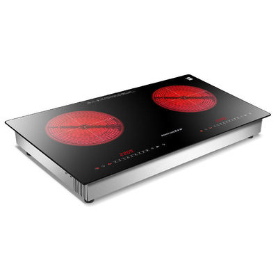 大功率电陶炉双灶嵌入式台式静音