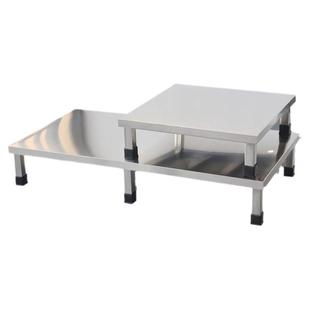 定做不锈钢置物架底座托架垫高拖架支撑架地台承重架子汤桶支架