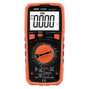 胜利数字万用表VC98系列高精度电工防烧多用表带电容频率温度电感