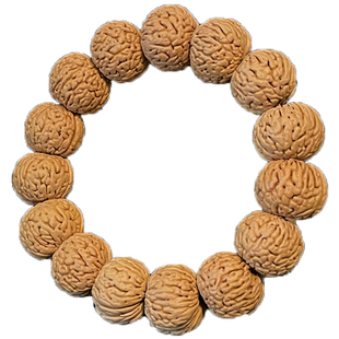 龙鳞纹苹果圆矮桩磨盘桃核手串桃胡天然野生文玩手链佛珠念珠饰品