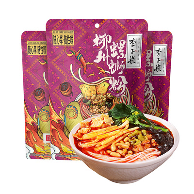 李子柒爆椒螺蛳粉280g*3袋