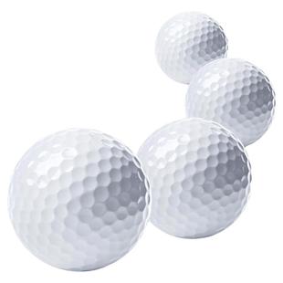 高尔夫球全新室外距离练习球二层初学者训练保健按摩球空白球三层