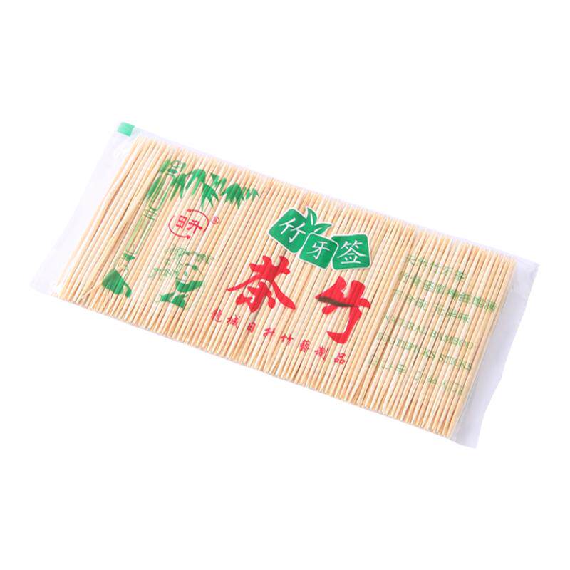 双头竹制细牙签便携掏牙剔牙神器