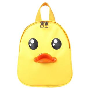 儿童小黄鸭迷你书包幼儿园宝宝男孩背包学前班女童卡通可爱双肩潮
