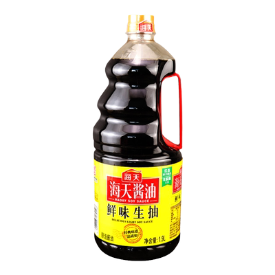 海天鲜味生抽1.9L酿造酱油