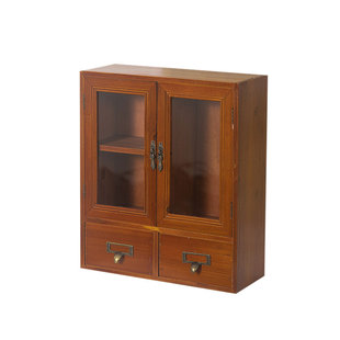 木质书桌置物架办公室杂物水杯抽屉储物柜子桌面化妆品收纳盒防尘