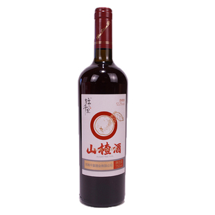山之孕山楂酒 无糖型750ml*1瓶女士低度红酒微醺山楂酒 果酒