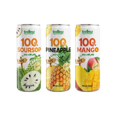 法迪乐进口nfc果汁饮料菠萝汁