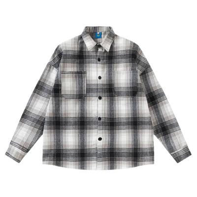 错过的时间长袖衬衫外套宽松