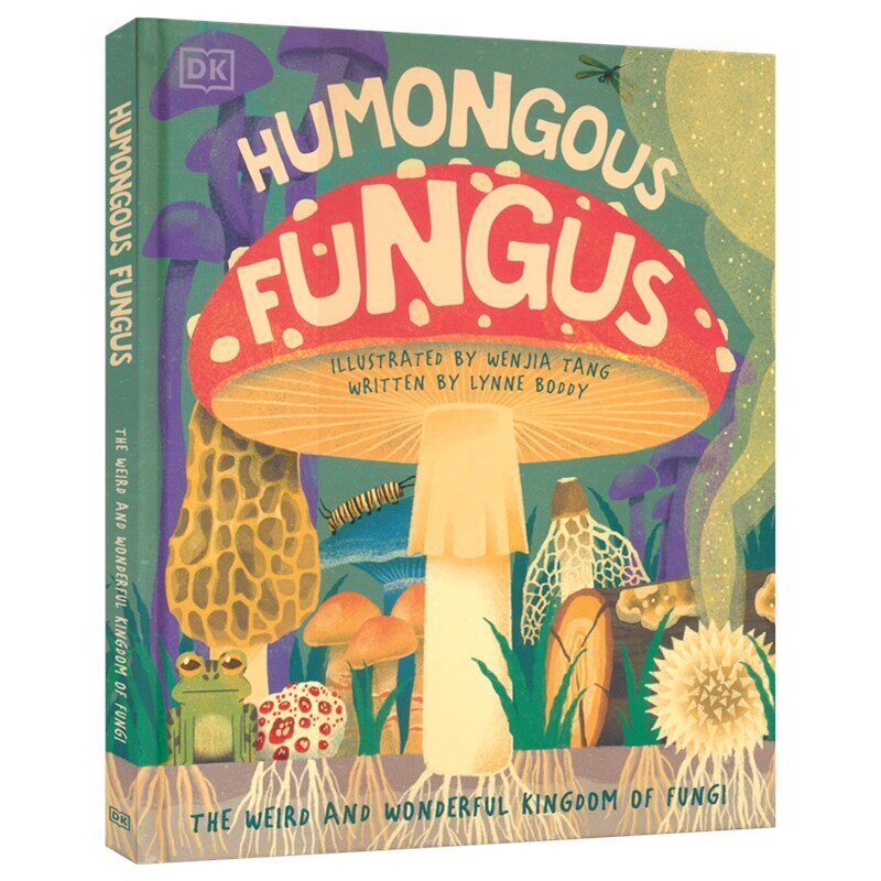 DK Humongous Fungus 巨型真菌 知识百科全书 科学启蒙 7-9岁 精装全彩插图 少儿科普 知识拓展 儿童课外读物 英文原版进口图书