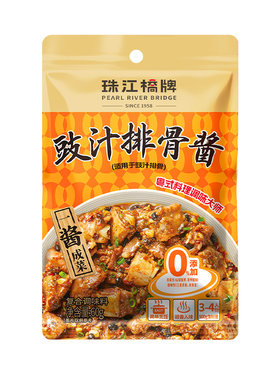 珠江桥牌广式豉汁排骨酱60g