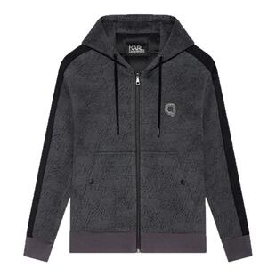 KARL LAGERFELD【85%鸭绒】时尚提花羽绒服25秋冬新品老佛爷男装