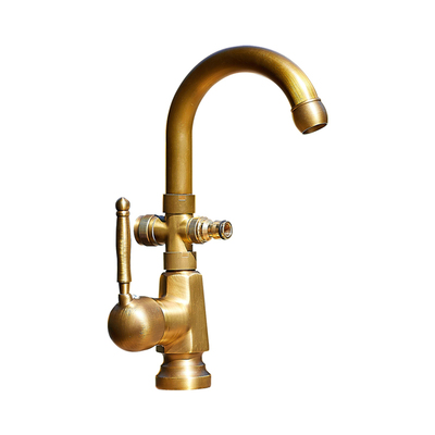 全铜仿古单冷户外水龙头