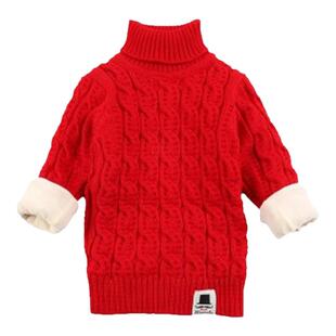 百搭儿童高领毛衣高领毛线衫男童女童针织衫童装打底衫加厚中大童