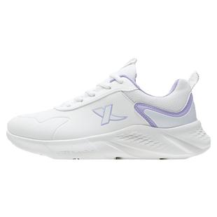 特步女鞋2026新款春季跑步鞋皮面防水小白鞋官方旗舰店运动鞋女款