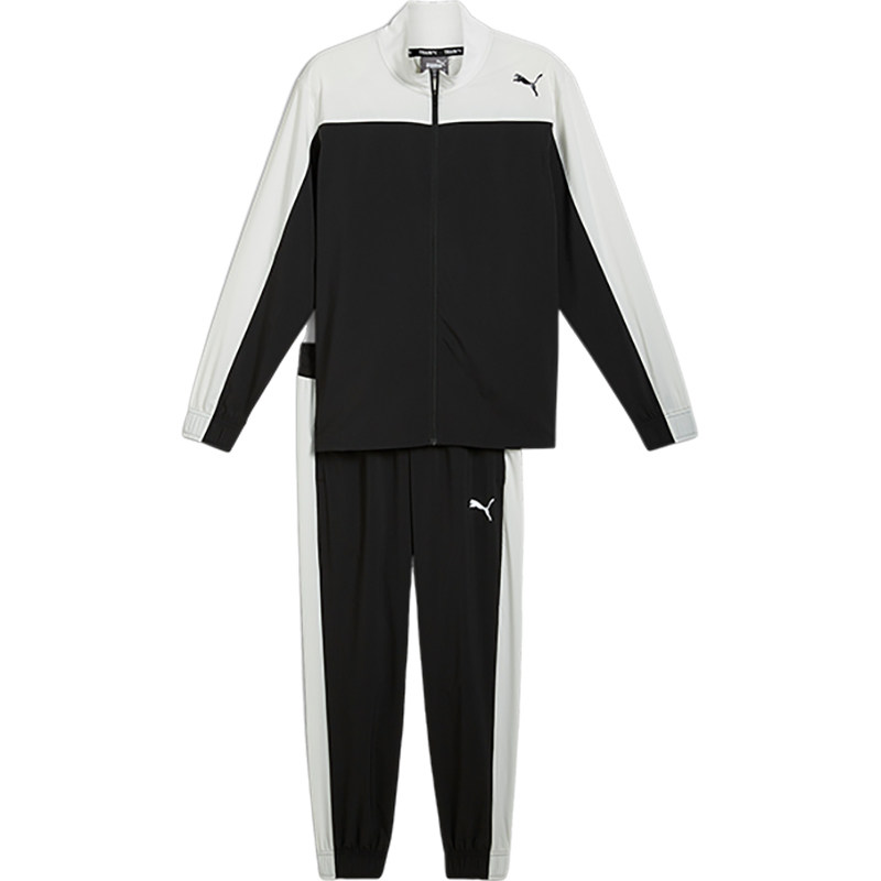 Puma/彪马正品新款男士透气户外拼接立领休闲运动套装