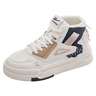 回力女鞋高帮鞋女透气2025秋冬季新款板鞋厚底潮流休闲爆款运动鞋