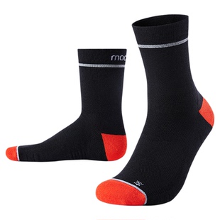 马孔多跑步羊毛中筒袜男女秋冬款抗菌透气田径训练运动袜