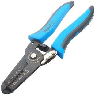 百锐手动剥线钳多功能拔线钳迷你家用剪线钳剥皮钳扒皮钳子电线钳