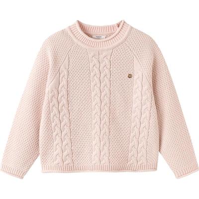 巴拉巴拉毛衫女童绞花针织衫甜美