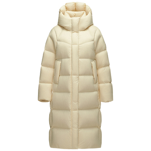 坦博尔运动泡芙羽绒服女中长款2025秋冬新款过膝宽松保暖御寒外套