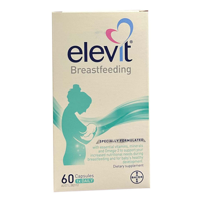 新西兰直邮Elevit爱乐维哺乳期产后维生素含DHA60粒宝宝发育营养