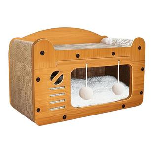 猫窝猫抓板四季通用睡窝保暖季冬加厚猫咪2025新款一体封闭式猫屋