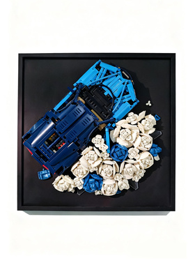 跑车模型家居摆件3D立体挂画礼物