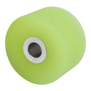 铝芯通孔型聚氨酯包胶轮传动配件带圆环型QBC滚轮剥线机送料压轮