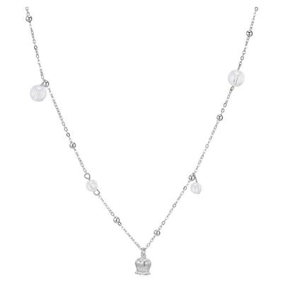 银水晶泪滴项链银水晶泪滴手链