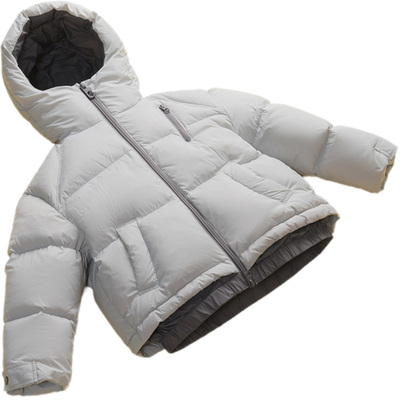 雅鹿假两件新款儿童羽绒服