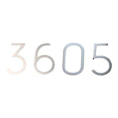 不锈钢门牌号房间号码定制高档家用包厢英文字母数字贴号牌