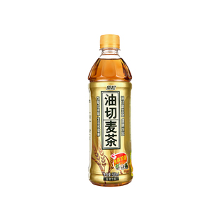 黑松油切麦茶500ml*6瓶0脂肪大麦茶瓶装整箱黑豆麦茶饮料去油解腻